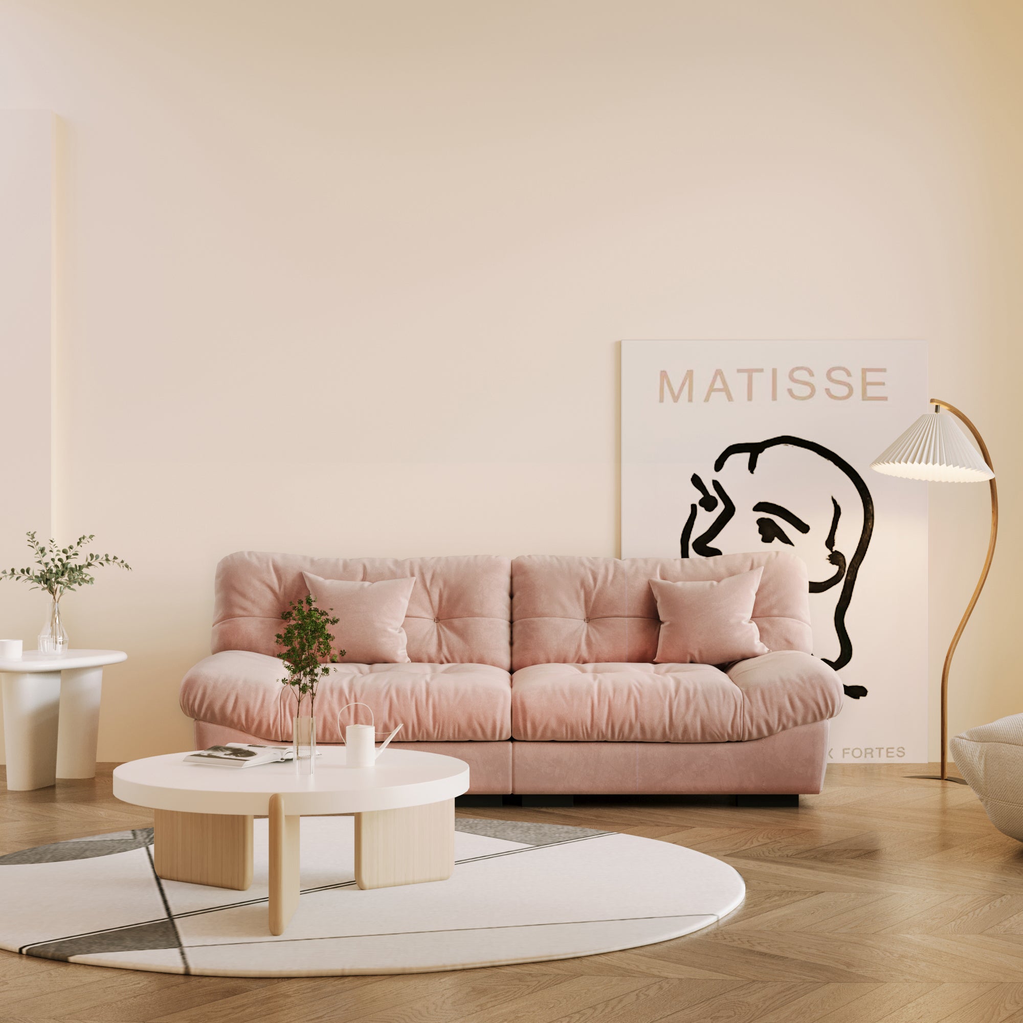 Sofa Milano Rosa