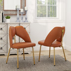 Delano Orange Stühle im 2er-Set