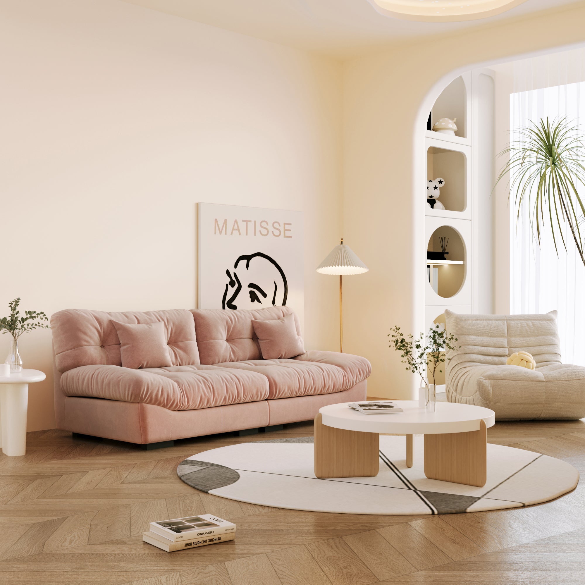 Sofa Milano Rosa