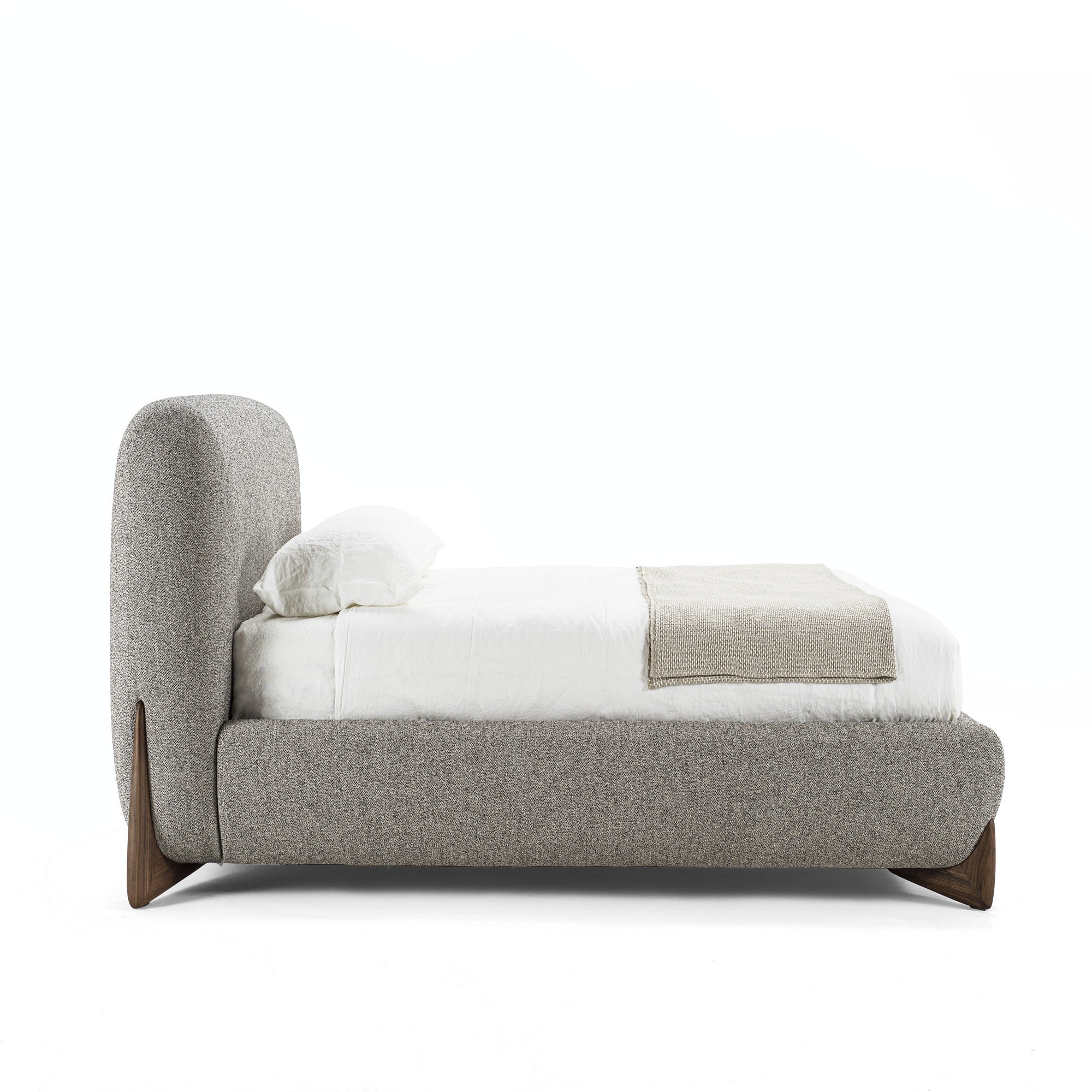 Kingsize Bett Belluno Grau