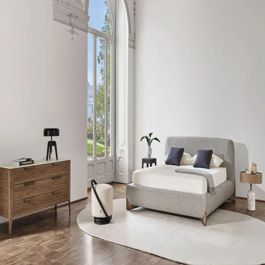 Kingsize Bett Belluno Grau