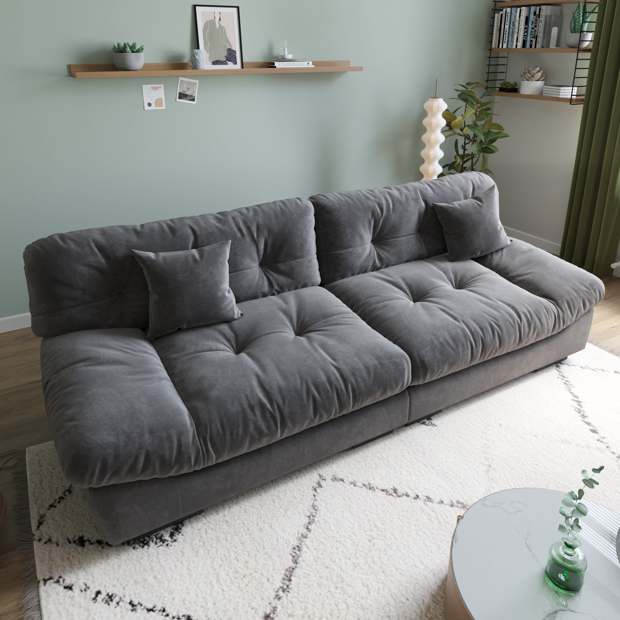 Sofa Milano Grande Anthrazit